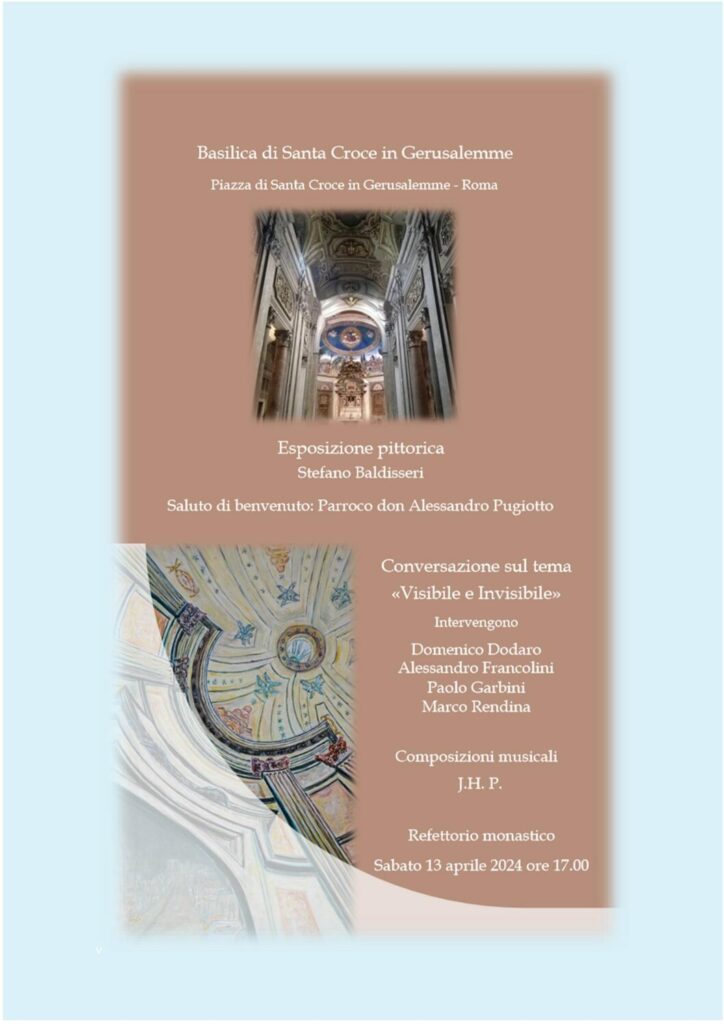 Locandina Basilica di Santa Croce in Gerusalemme _ 13 April 2024